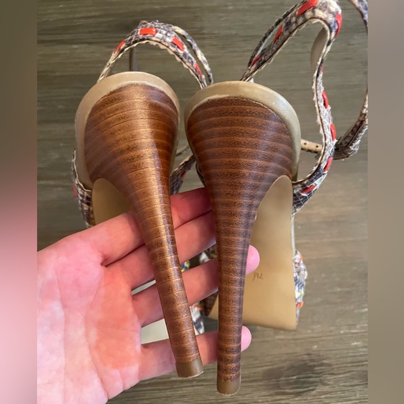 Guess Snakeskin Platform Sandal - Picture 4 of 6